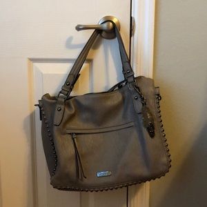 Jessica Simpson Faux Leather Shoderbag